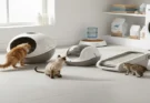 Self-cleaning litter box comparison for multi-cat households